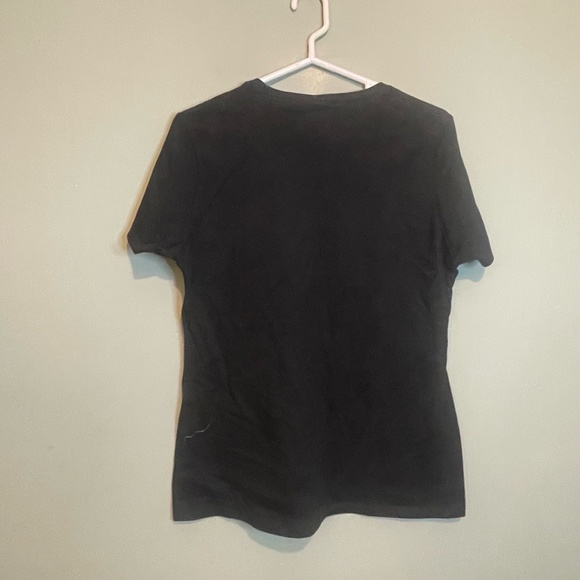 NWT Womens 70th Party Crew Birthday Celebrate Retro Graphic T-Shirt Black Large - Picture 3 of 6